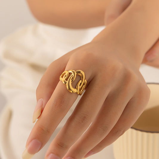 Stainless Steel Statement Ring Collection